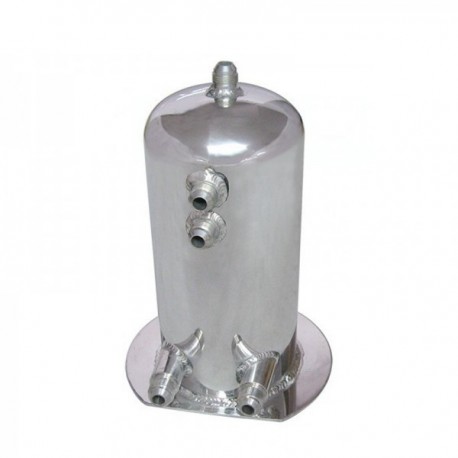  Aluminum 2.5 LITRE TWIN DOME FUEL SWIRL POT SURGE TANK