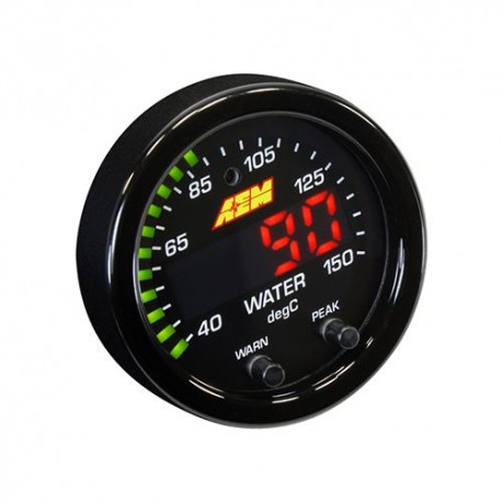 AEM X-Series 30-0302 300F/150C Water/Trans/Oil Temperature Gauge 