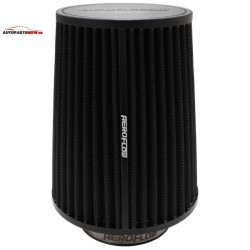 AEROFLOW ΦΙΛΤΡΟ ΑΕΡΟΣ (Φ80)Universal Tapered 3-1/8" (80mm) Clamp-On Filter - 7.3 in H x 6 in Base OD x 4.5 in Top OD