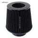 AEROFLOW ΦΙΛΤΡΟ ΑΕΡΟΣ (Φ76)Universal Tapered 3" Clamp-On Filter - Black - 5 in H x 6 in Base OD x 4.724 in Top OD