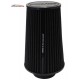 AEROFLOW ΦΙΛΤΡΟ ΑΕΡΟΣ (Φ76)Universal Tapered 3" (76mm) Clamp-On Filter - 9 in H x 6 in Base OD x 4.625 in Top OD