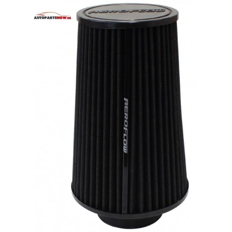 AEROFLOW ΦΙΛΤΡΟ ΑΕΡΟΣ (Φ76)Universal Tapered 3" (76mm) Clamp-On Filter - 9 in H x 6 in Base OD x 4.625 in Top OD