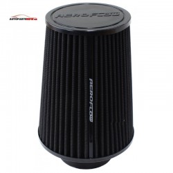 AEROFLOW ΦΙΛΤΡΟ ΑΕΡΟΣ (Φ76)Universal Tapered 3" (76mm) Clamp-On Filter - 8 in H x 5 in Base OD x 4.625 in Top OD