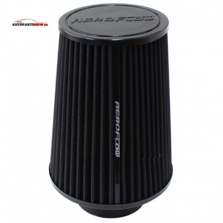 AEROFLOW ΦΙΛΤΡΟ ΑΕΡΟΣ (Φ76)Universal Tapered 3" (76mm) Clamp-On Filter - 8 in H x 5 in Base OD x 4.625 in Top OD